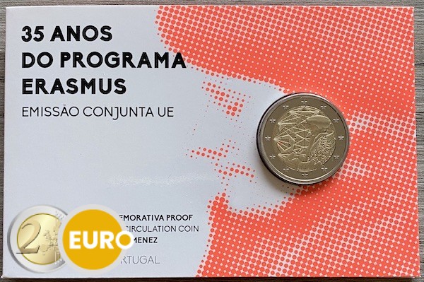 2 euro Portugal 2022 - Erasmus BE Proof