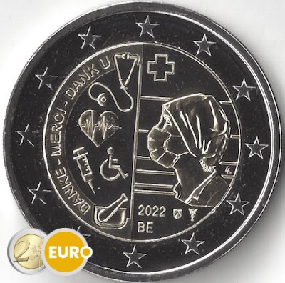 2 euro Belgium 2022 - Health care UNC