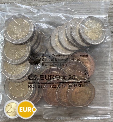 25 x 2 euros Irlande 2022 - Erasmus