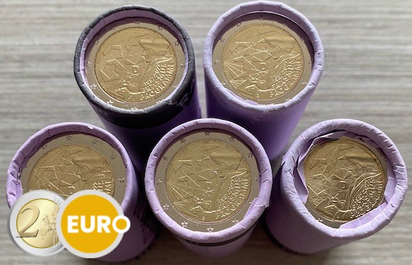 Rollen 2 Euro Deutschland 2022 - Erasmus ADFGJ