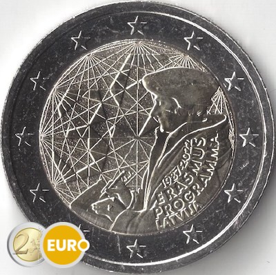 2 euros Letonia 2022 - Erasmus UNC