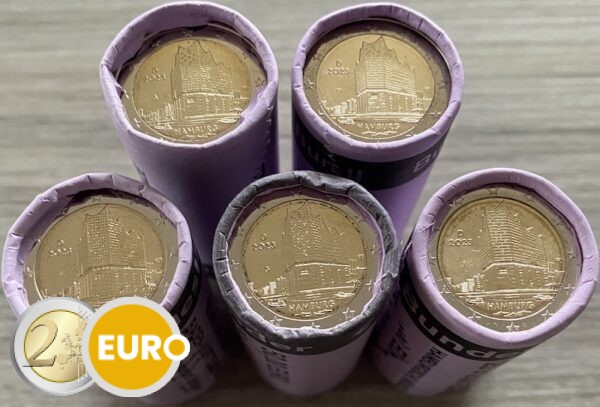 Rouleaux 2 euros Allemagne 2023 - ADFGJ Hambourg