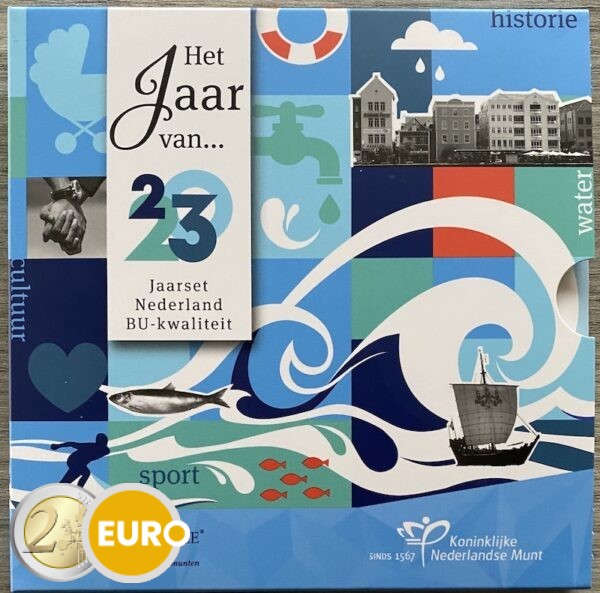 Série euro BU FDC Pays-Bas 2023 Eau