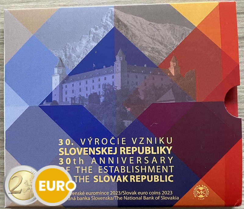 Euro set BU FDC Slowakije 2023 - Republiek