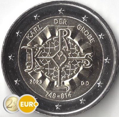 2 Euro Deutschland 2023 - Karl der Große UNZ