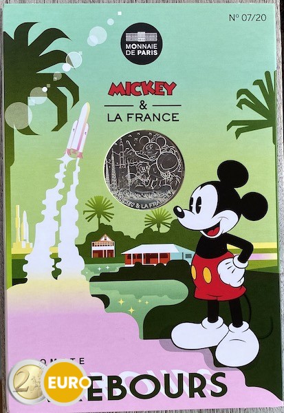 10 euro Frankrijk 2018 - Mickey Aftellen - in coincard