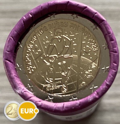 Rouleau 2 euros France 2023 - Coupe du monde de rugby