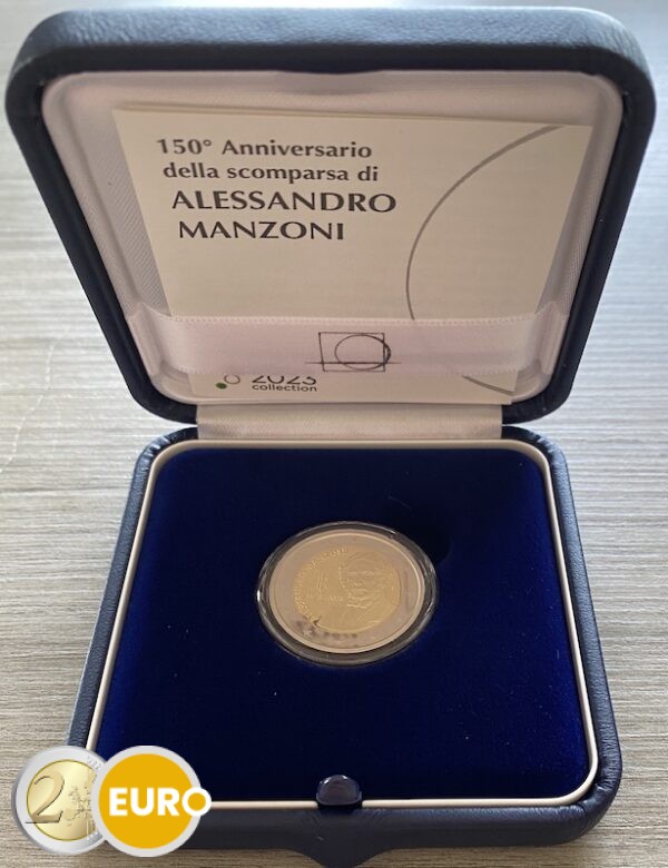 2 euros Italia 2023 - Alessandro Manzoni BE Proof