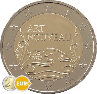 2 euro Belgium 2023 - Art nouveau UNC