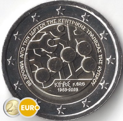 2 euro Cyprus 2023 - Centrale Bank UNC