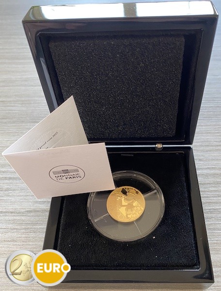 50 euro France 2023 - 100 Years Disney - Mickey Mouse BE Proof Gold