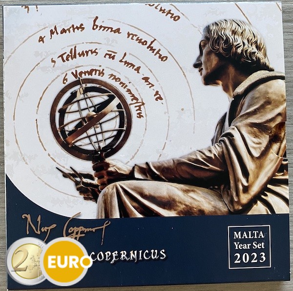 Euro set BU FDC Malta 2023 + 2 euro Copernicus