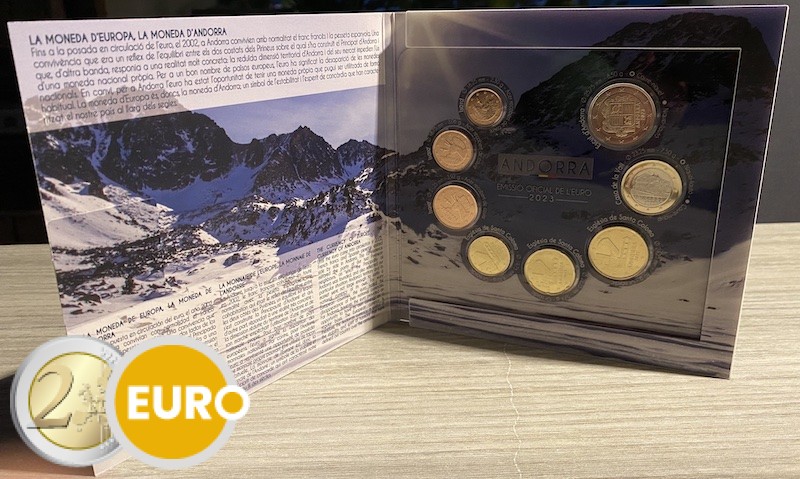 Euro set BU FDC Andorra 2023