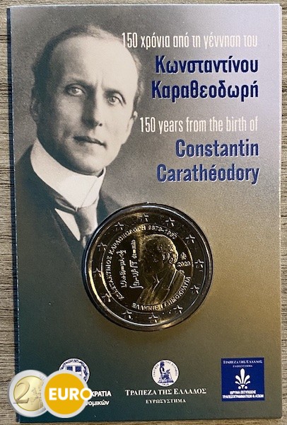 2 euro Griekenland 2023 - Constantin Carathéodory BU FDC Coincard