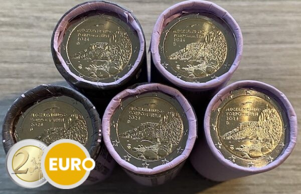 Rouleaux 2 euros Allemagne 2024 - ADFGJ Mecklembourg-Poméranie-Occidentale