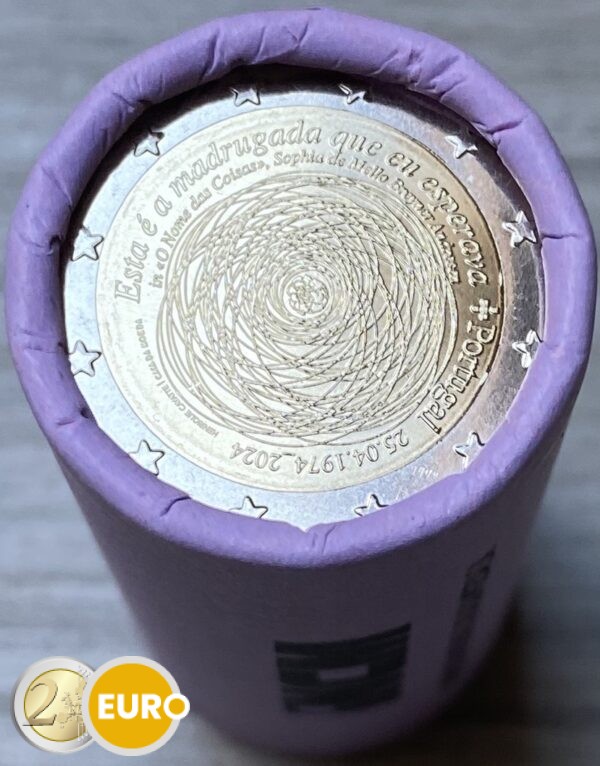 Rolle 2 Euro Portugal 2024 - 50 Jahre Revolution