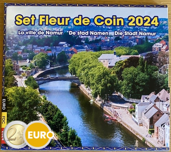 Euro set BU FDC Belgium 2024 Namur