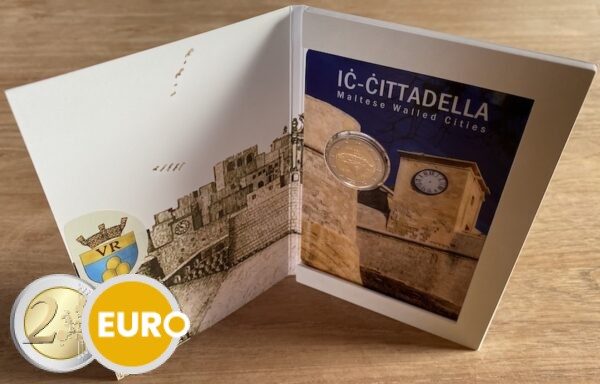2 euro Malta 2024 - Citadel Gozo BU FDC Coincard