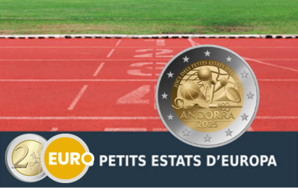 2 euro Andorra 2025 - Spelen Kleine Staten BE Proof