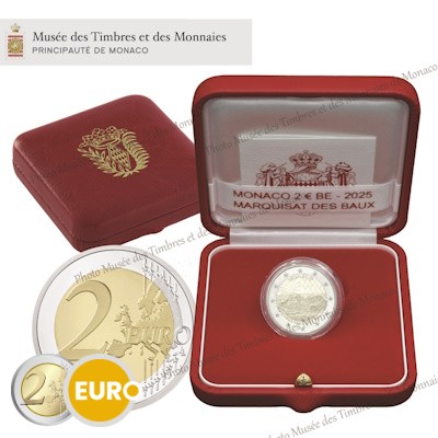 2 euro Monaco 2025 - Oud leengoed Baux BE Proof