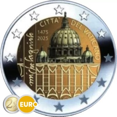 2 euro Vaticaan 2025 - Michelangelo BE Proof
