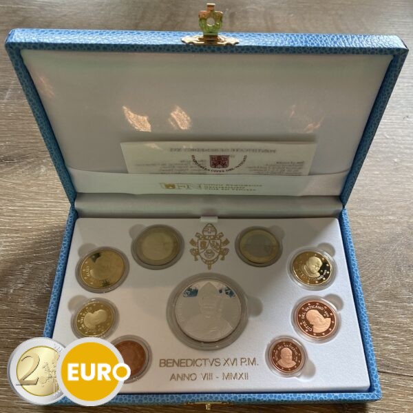 Euro set BE Proof Vatican 2012 + 20 euro silver 10 years euro