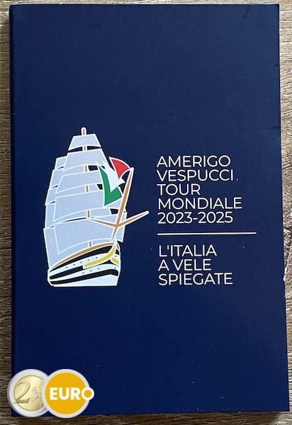 2 euro Italy 2025 - Amerigo Vespucci BU FDC Coincard