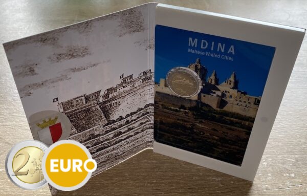 2 euro Malta 2025 - Mdina BU FDC Coincard