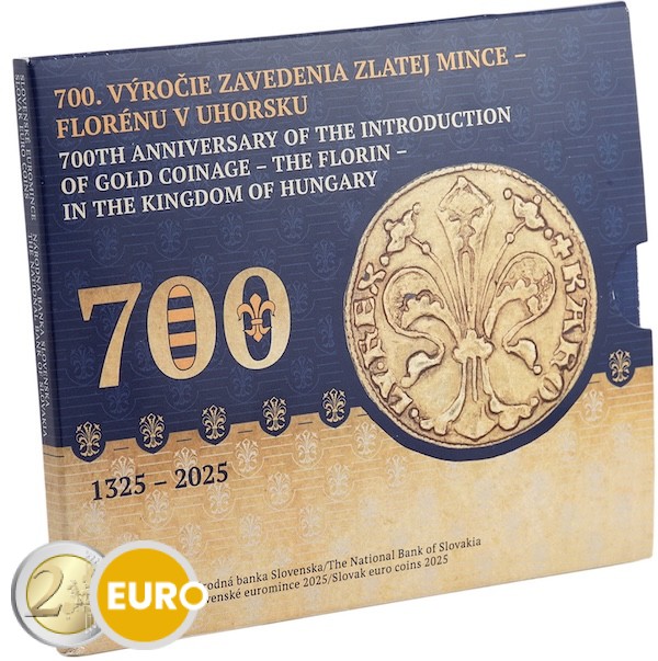 Euro set BU FDC Slowakije 2025 - Gouden Florin
