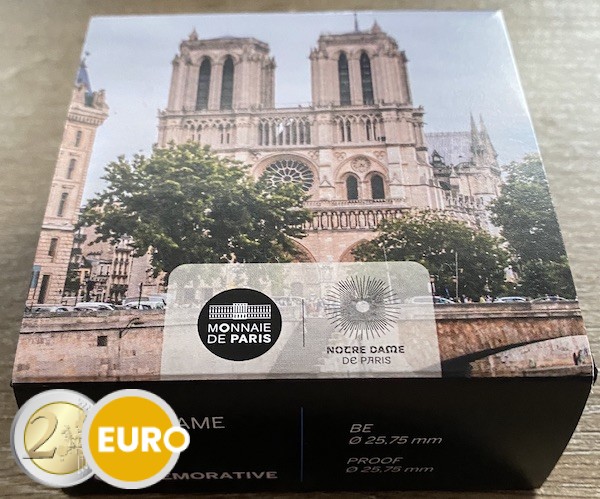 2 euro Frankrijk 2025 - Notre Dame van Parijs BE Proof