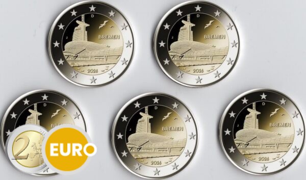 2 euro Duitsland 2026 - ADFGJ Bremen Klimaathuis UNC