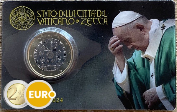 1 euro Vaticaan 2024 coincard nr 03