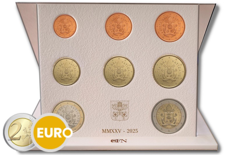 Euro set BU FDC Vaticaan 2025