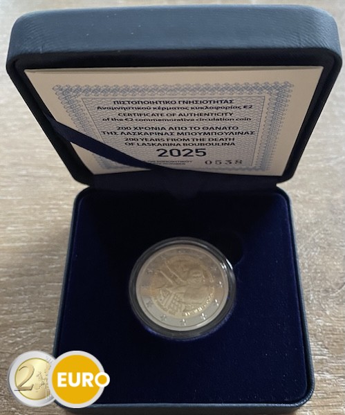 2 euro Griekenland 2025 - Laskarina Bouboulina BE Proof
