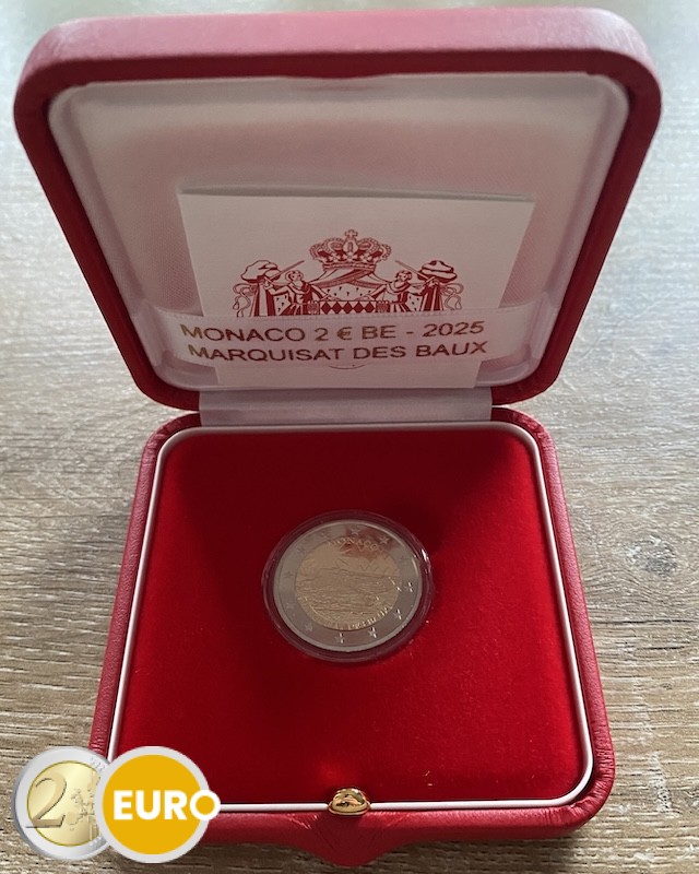 2 euro Monaco 2025 - Oud leengoed Baux BE Proof