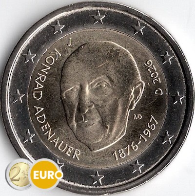 2 euro Duitsland 2026 - Konrad Adenauer UNC