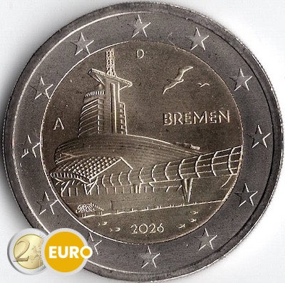 2 euro Duitsland 2026 - Bremen Klimaathuis UNC