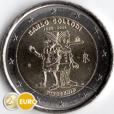 2 euro Italie 2026 - Carlo Collodi Pinocchio UNC