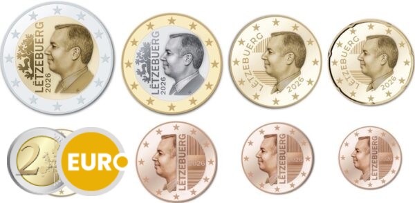 Euro set UNC Luxemburg 2026