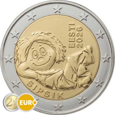 2 euro Estland 2026 - Sipsik UNC