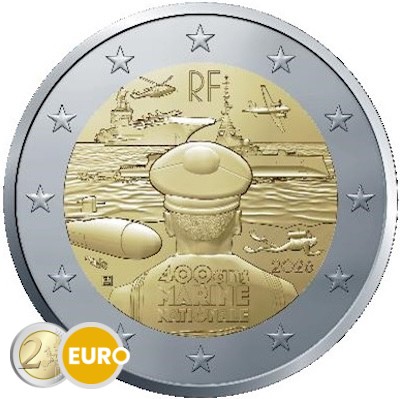 2 euro Frankrijk 2026 - Franse marine UNC