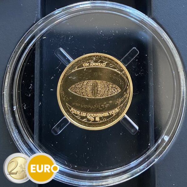500 euros France 2026 - Le Seigneur des Anneaux BU FDC Or L'Anneau unique