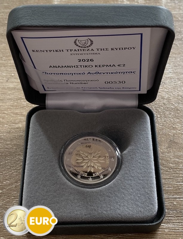 2 euro Cyprus 2026 - EU-voorzitterschap BE Proof