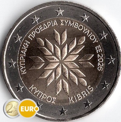 2 euro Cyprus 2026 - EU-voorzitterschap UNC