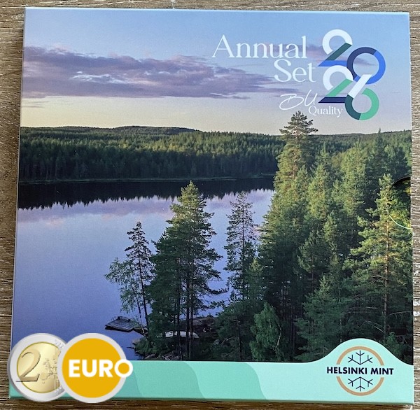 Euro set BU FDC Finland 2026 Finse meren