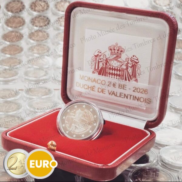 2 Euro Monaco 2026 - Herzogtum Valentinois PP