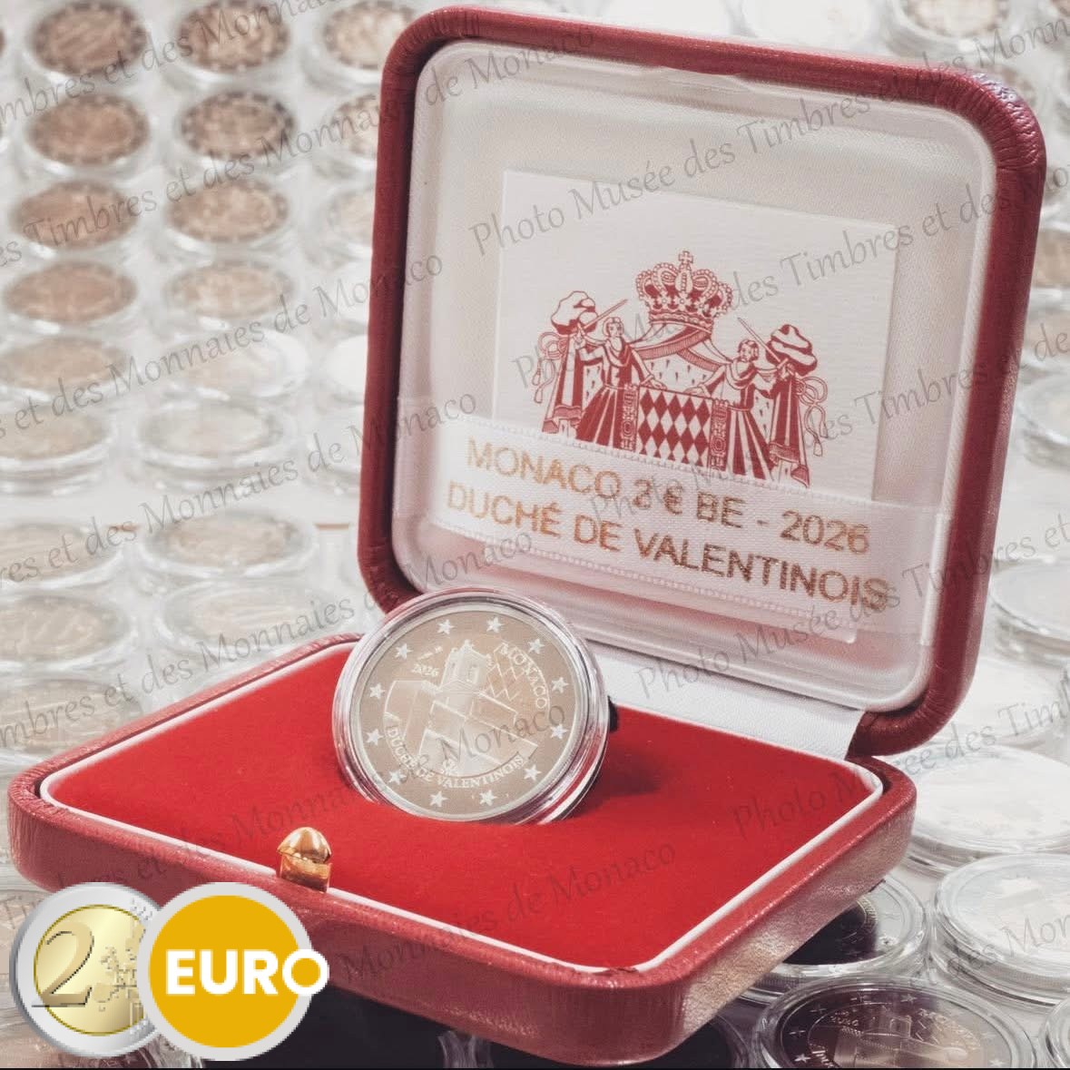 2 euro Monaco 2026 - Hertogdom Valentinois BE Proof