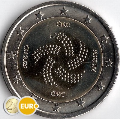 2 euro Ierland 2026 - EU-voorzitterschap UNC