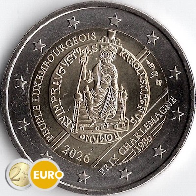 2 euro Luxemburg 2026 - Karel de Grote-prijs UNC