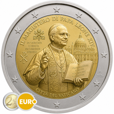 2 euro Vaticaan 2026 - Magisterium BU FDC